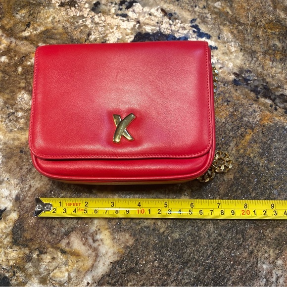 Vintage Paloma Picasso Scarlet Crossbody Bag with Gold Accent - Picture 8 of 10